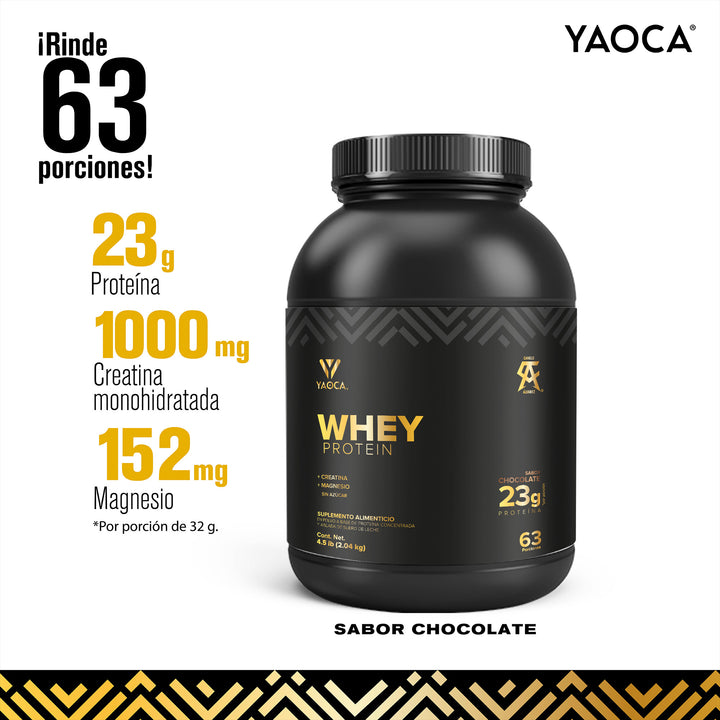 Proteína Whey Sabor Chocolate 4.5 Lb (2.04kg)