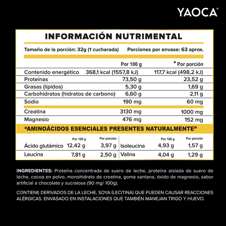 Proteína Whey Sabor Chocolate 4.5 Lb (2.04kg)